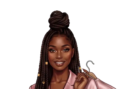 Imani Brooks, the host, beside the Pickering Casino Resort card